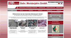 Desktop Screenshot of meisterjahn-gmbh.de
